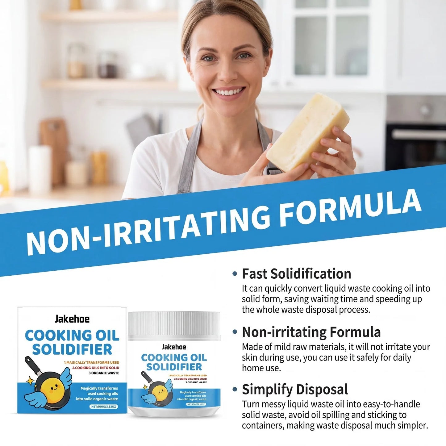 Cooking Oil Solidifier Powder | Eco Grease Disposal Solution