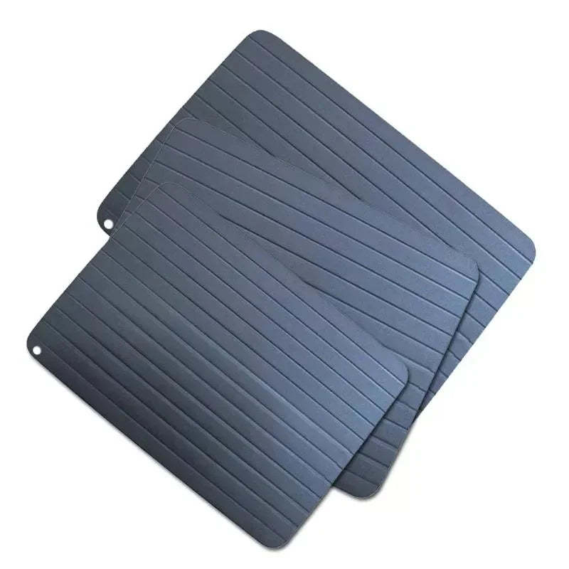1pcs Fast Defrost Tray Fast Thaw Frozen Food Meat Fruit Quick Defrosting Plate Board Defrost Tray Thaw Master Kitchen Gadgets Peaceful Pleasures Health and Wellness