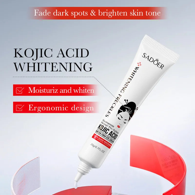 SADOER Kojic Acid Skin Care Set – Face Cream & Eye Cream