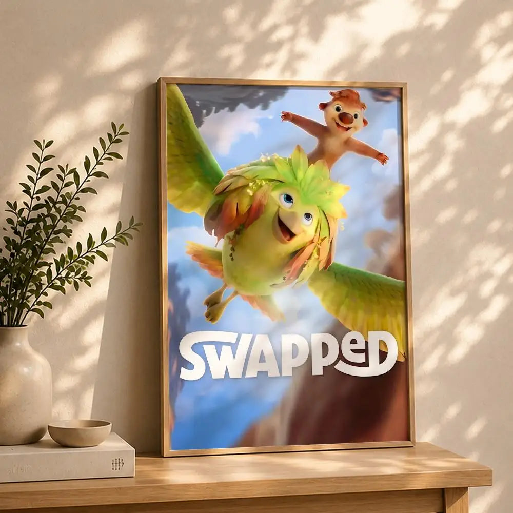 Movie-Swapped HD Self-Adhesive Waterproof Wall Art Poster Wall Art Poster Peaceful Pleasures Health and Wellness White1 30X40cmNoframe