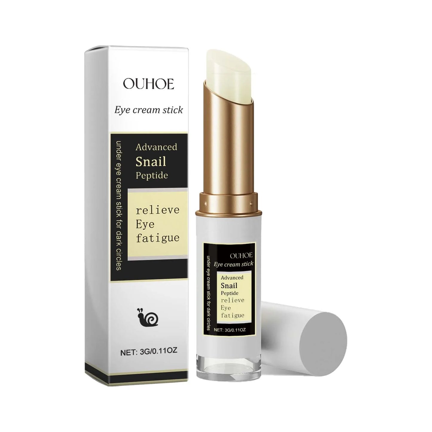 OUHOE Snail Collagen Eye Cream Stick – Dark Circles & Wrinkles