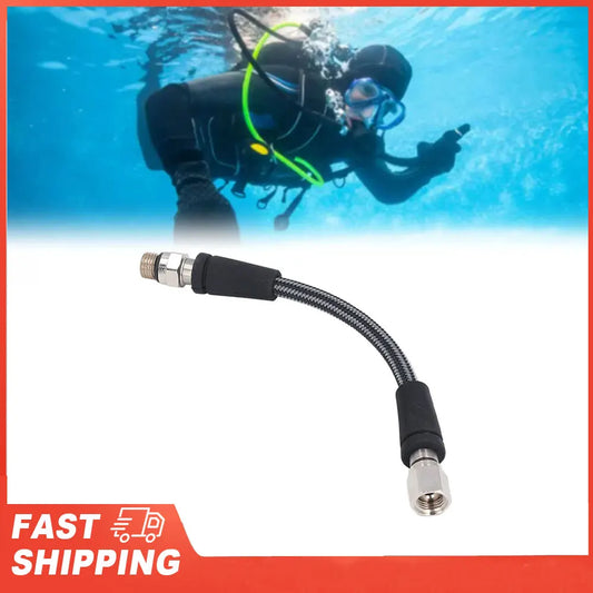 Diving Pressure Regulator Hose Professional Carbon Fiber Woven Peaceful Pleasures Health and Wellness
