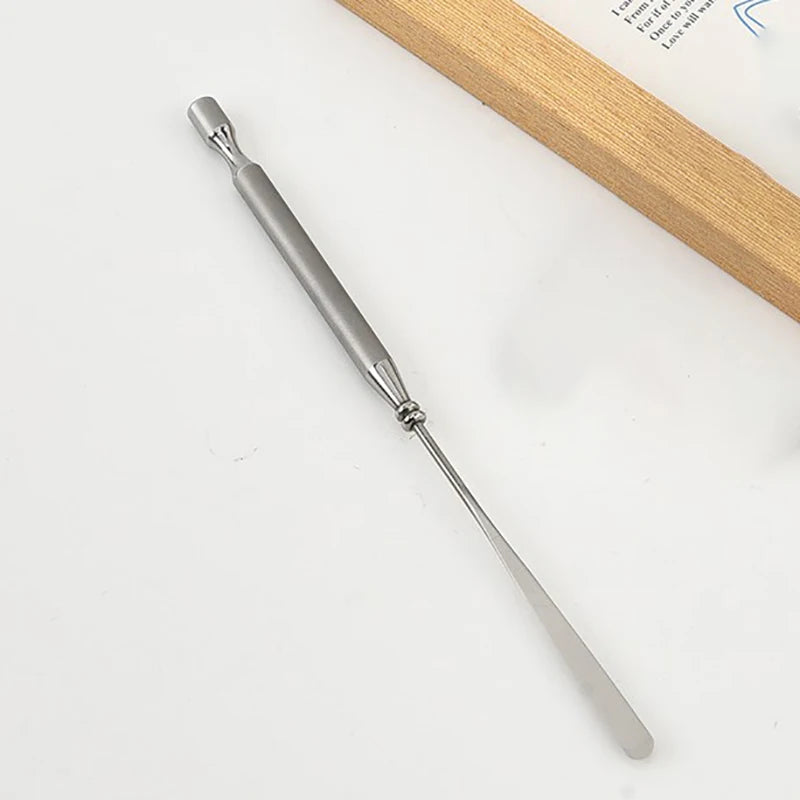Nail Art Eye Shadow Cream Stirring Rod Stainless Metal Gel Stirring Tool Spatula Pin Nail Accesories And Pigments Mixing Tools Peaceful Pleasures Health and Wellness
