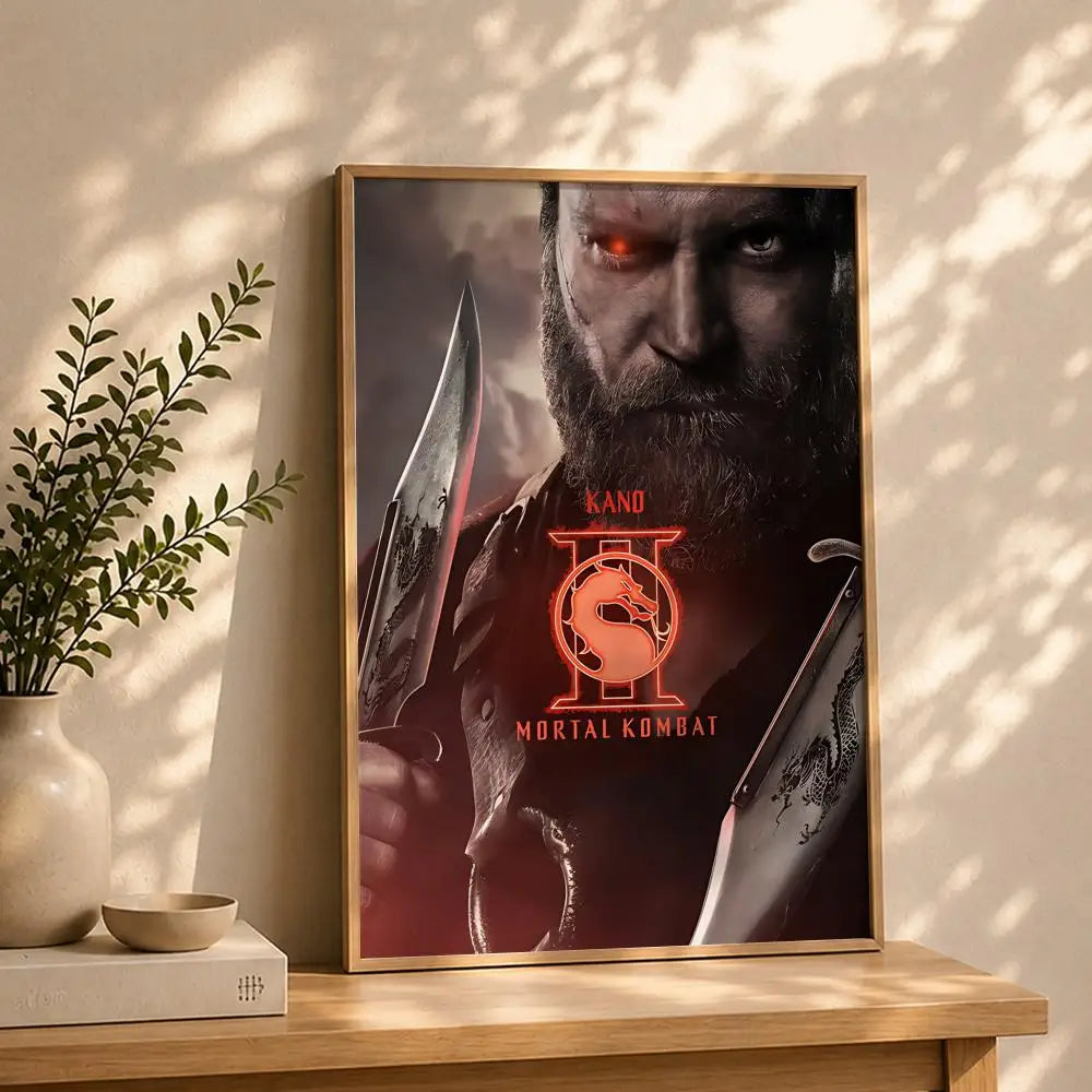 Mortal Kombat Movie Poster – HD Self-Adhesive Waterproof Wall Art