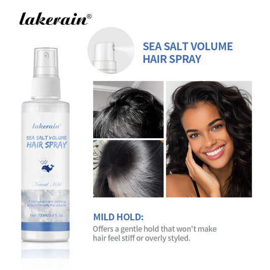 Lakerain Sea Salt Hair Spray – Volume, Waves & Anti-Frizz Sea Salt Hair Spray Oasis Select 100ml