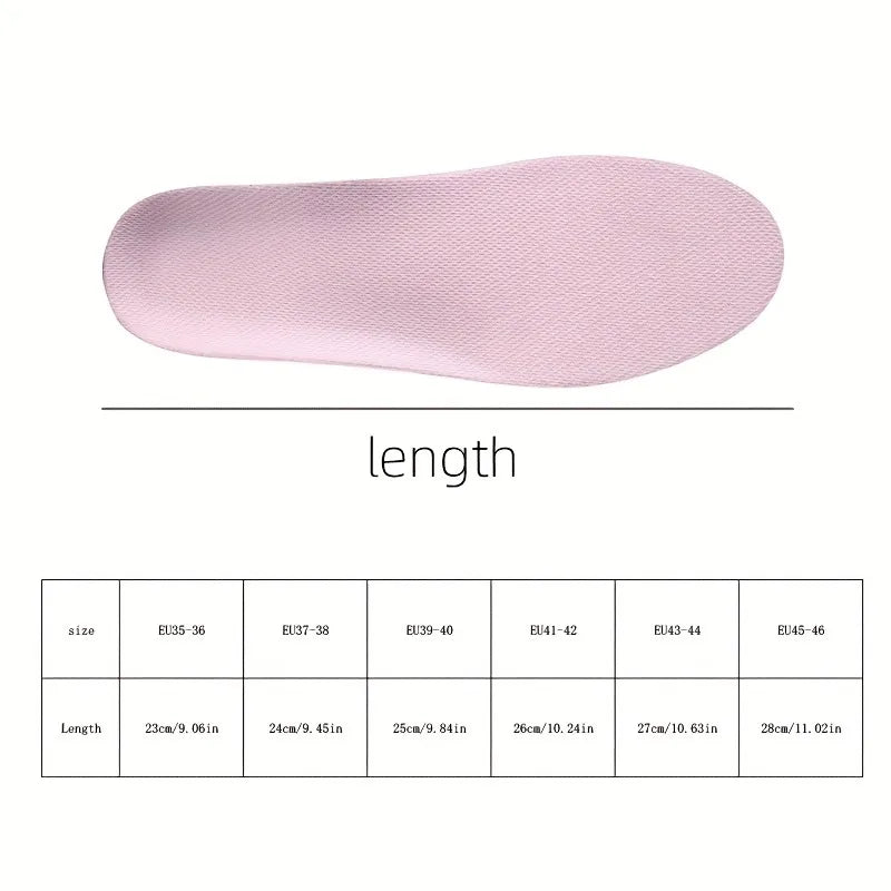 Sports Insoles Arch Support - Shock Absorbing EVA Cushion for Basketball Running, Lightweight Orthopedic Shoe Pads Men Women Peaceful Pleasures Health and Wellness