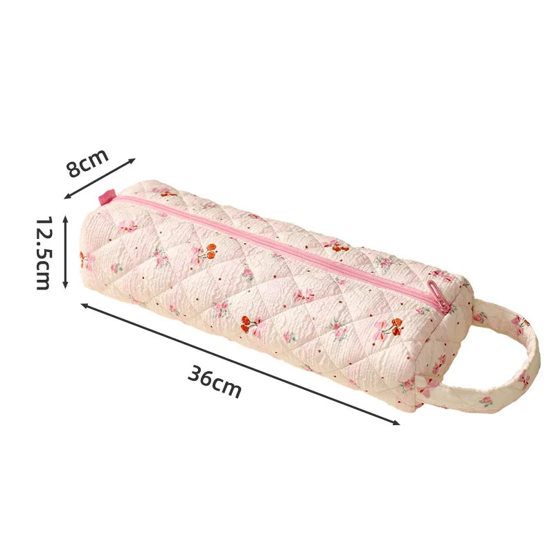 New Travel Hair Dryer Storage Bag with Handle Dustproof Curler Storage Bag Large Capacity Soft Quilting Cotton Hair Organizer Peaceful Pleasures Health and Wellness