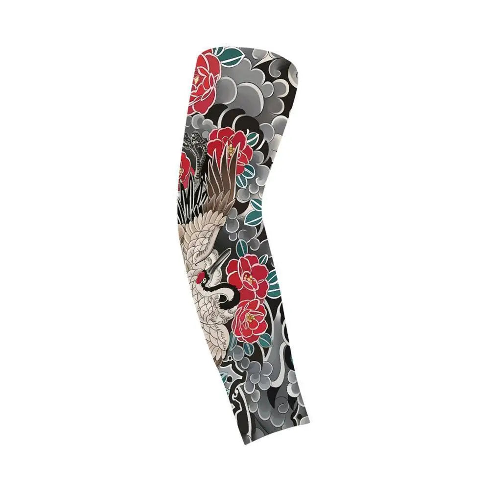 Ice Silk Tattoo Sleeves for Outdoor Activities Peaceful Pleasures Health and Wellness E