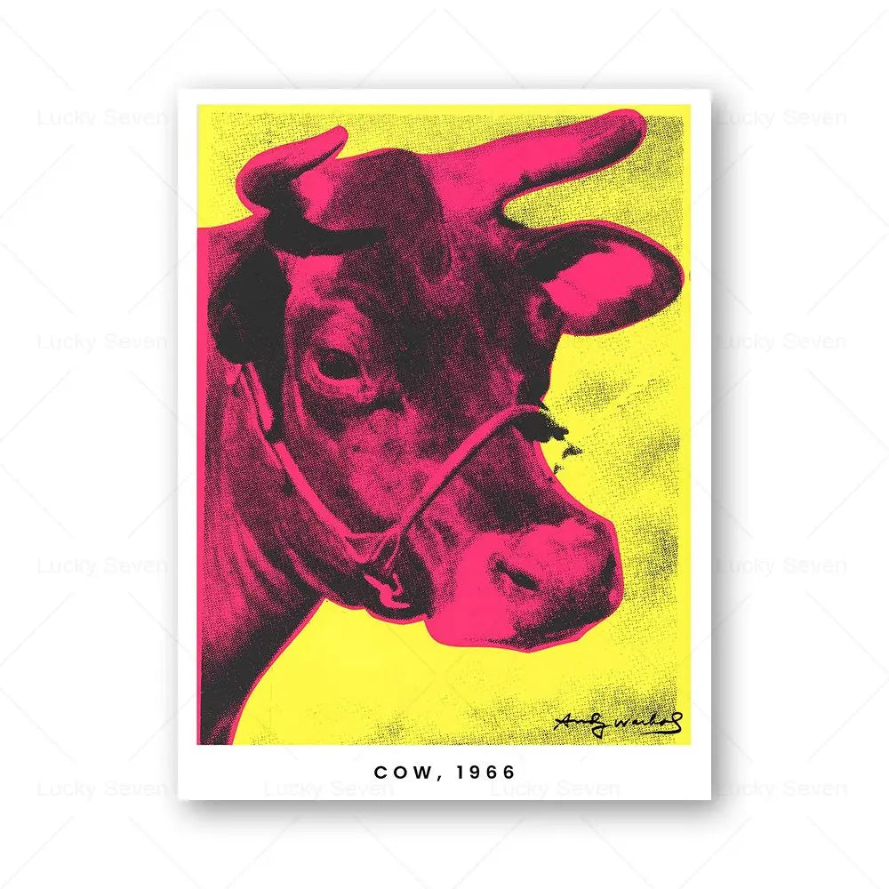 Andy Warhol Pop Art Canvas Poster Sunset Banana Tomato Soup Abstract Wall Art Modern Living Room Home Aesthetic Decor Peaceful Pleasures Health and Wellness 19 30x40cm Unframed
