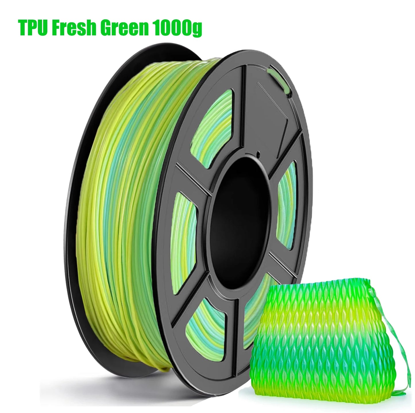 Color Changing Rainbow TPU Filament 95A – Flexible 3D Printing