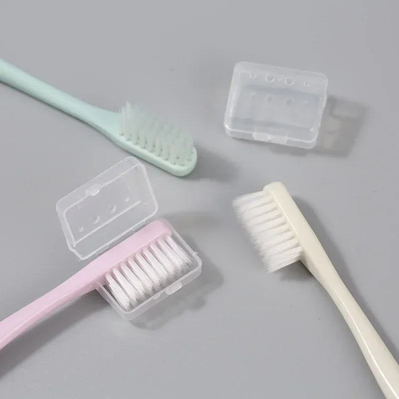 10PC/set Adult Soft Bristle Toothbrush Adult Home Soft Bristle Toothbrush Adult Small Head Toothbrush with Sheath Wholesale Peaceful Pleasures Health and Wellness