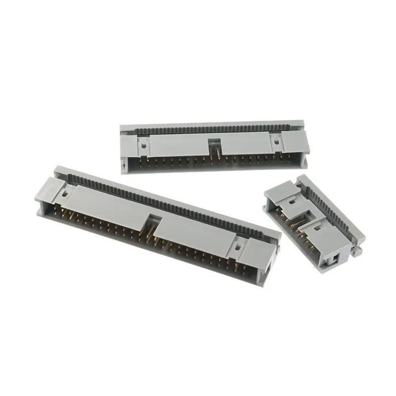 5pcs 2.54MM IDC Type Box Header Male Headers 10/14/16/18/20/30/34/40/50 PIN Connector for 1.27mm Pitch Flat Cable Peaceful Pleasures Health and Wellness