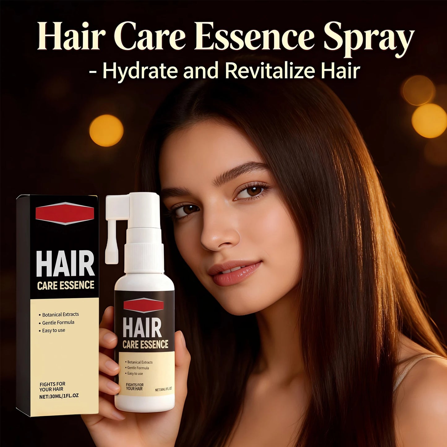 Botanical Based Hair Care Spray Moisturizing, Smooth & Shiny Hair Reduce Dryness Frizz Long Lasting Moisturizing Hair Care Peaceful Pleasures Health and Wellness