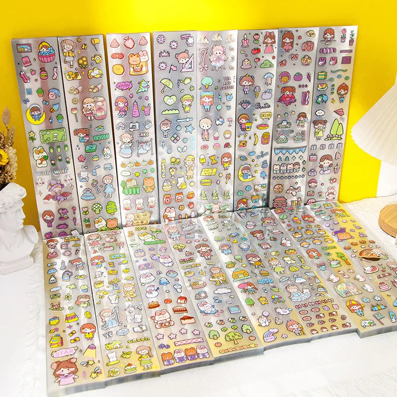 20 Sheets Waterproof Stickers for Kids Toddlers 1000+ Vivid Children Stickers Boys Girls Teachers Reward Craft Scrapbook Gift Peaceful Pleasures Health and Wellness