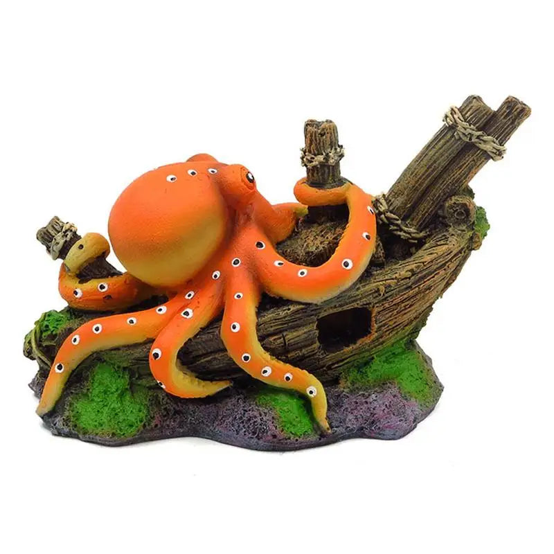 Small Aquarium Decoration Artificial Sea Creatures Decoration Accessories Cartoon Miniature Ornament For Home Cafe Hotel Bedroom Peaceful Pleasures Health and Wellness