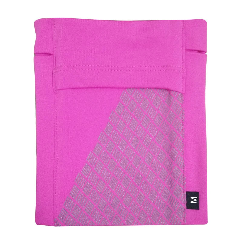 For Sports Bag For Phone Armbands mp3/mp4 Bags Sleeve Bags For Jogging Reflective Wrist Bag Running Accessories Iphone 15 Case Peaceful Pleasures Health and Wellness Rose red(M 25-36cm)