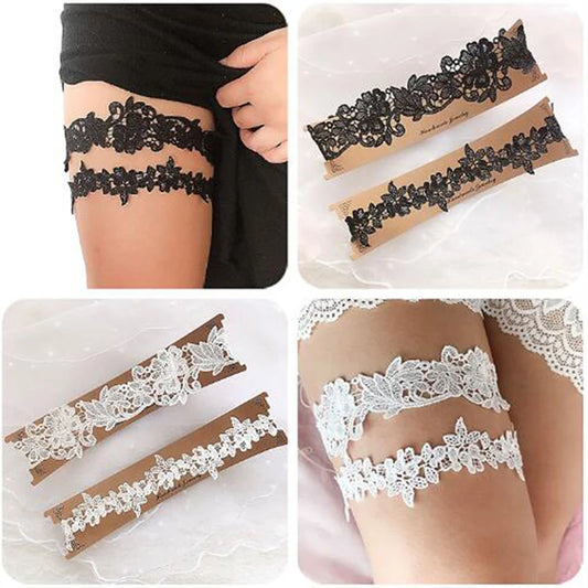 Leg Rings Ladies Bridal Lace Stocking European and American Wedding Accessories Sexy Charming Garters Elastic Leg Rings Peaceful Pleasures Health and Wellness