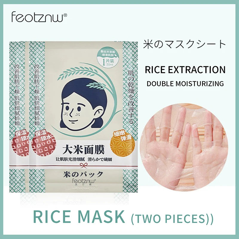 Fatini Rice Face Mask – Hydrating, Moisturizing & Pore Firming