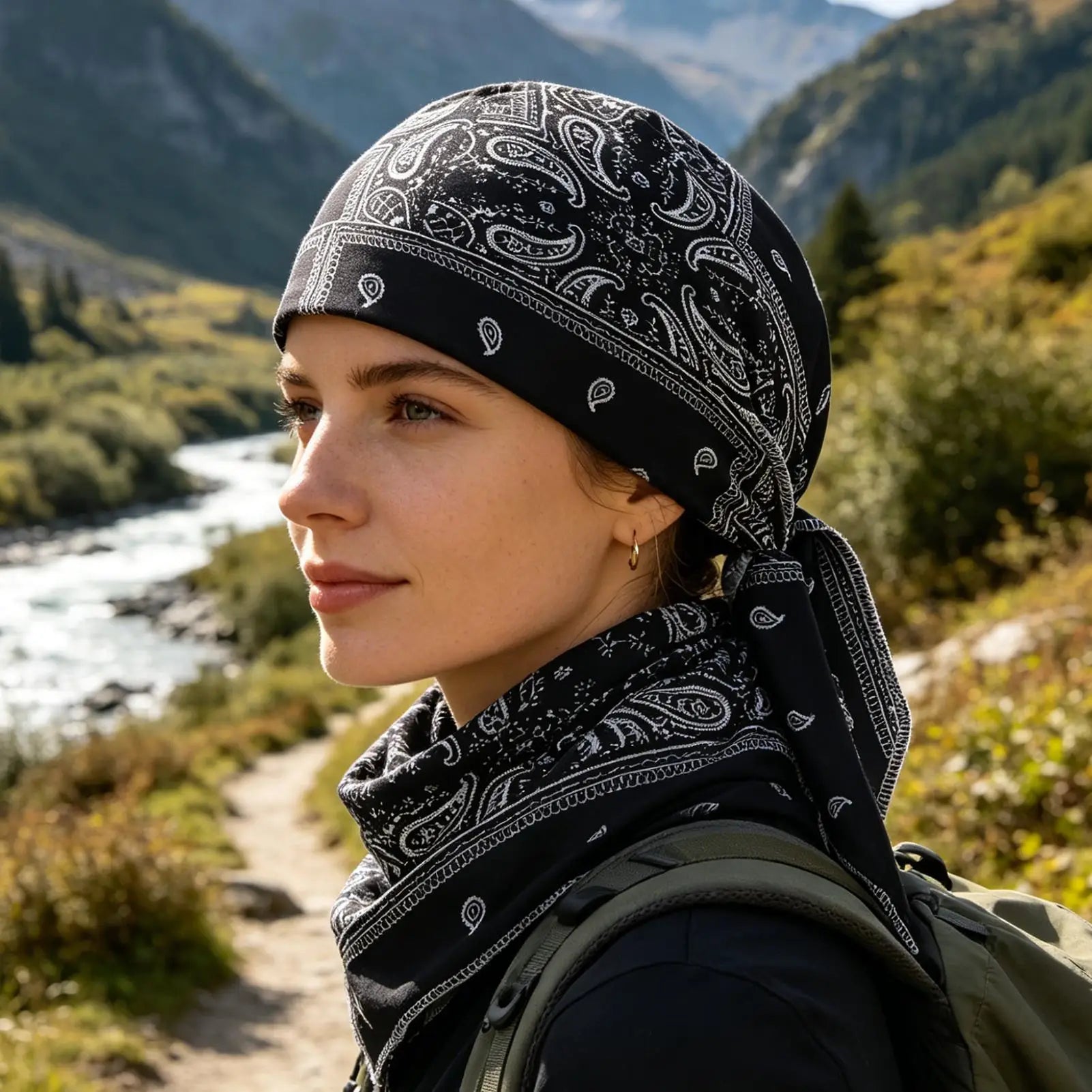Sweat Wicking Cooling Skull Cap Stretchy Helmet Liner Breathable Head Scarf for Motorcycle Cycling Summer Running Gym Baseball ﻿ Peaceful Pleasures Health and Wellness