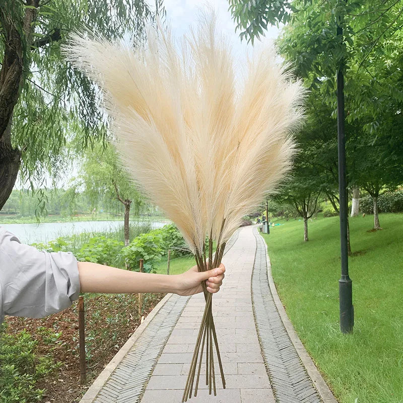 Large Silk Pampas Grass Artificial Flowers 100–120cm | Home & Wedding