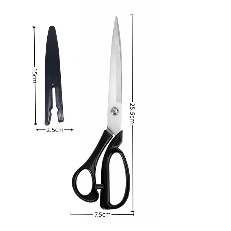 Professional Heavy-Duty Fabric Scissors 8" & 10" Tailor Shears