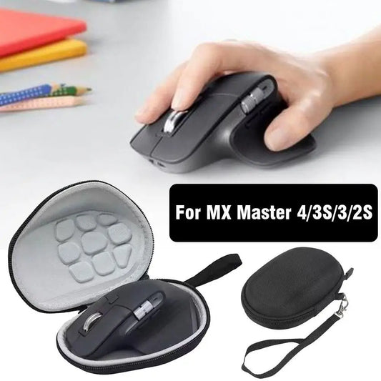 For Logitech MX Master 4/3S/3/2S Mouse Carrying Case, EVA Mouse Bag, Portable Hard Case Protective Case Peaceful Pleasures Health and Wellness