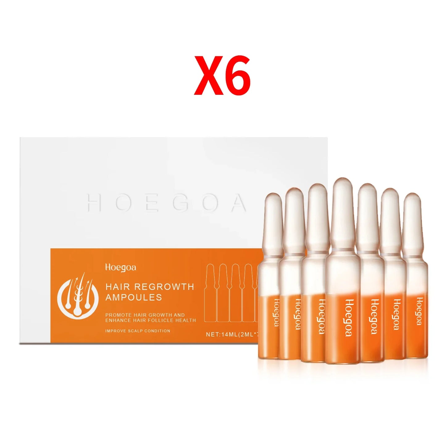 HOEGOA Hair Growth Ampoule – Scalp & Hair Repair Serum 14ml