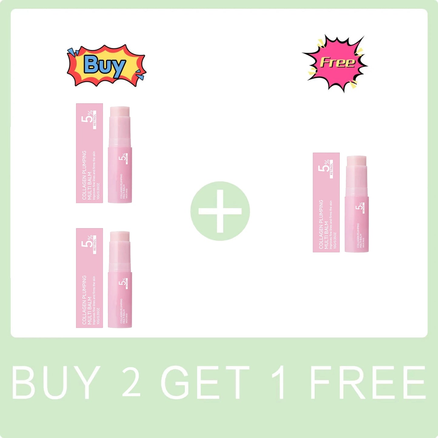 5% Retinol Collagen Volume Multi Balm Firming Lifting Skin Nourishing Moisturizing Skin Reduce Dryness Fade Fine Lines Body Care Peaceful Pleasures Health and Wellness Buy 2 Get 1 Free