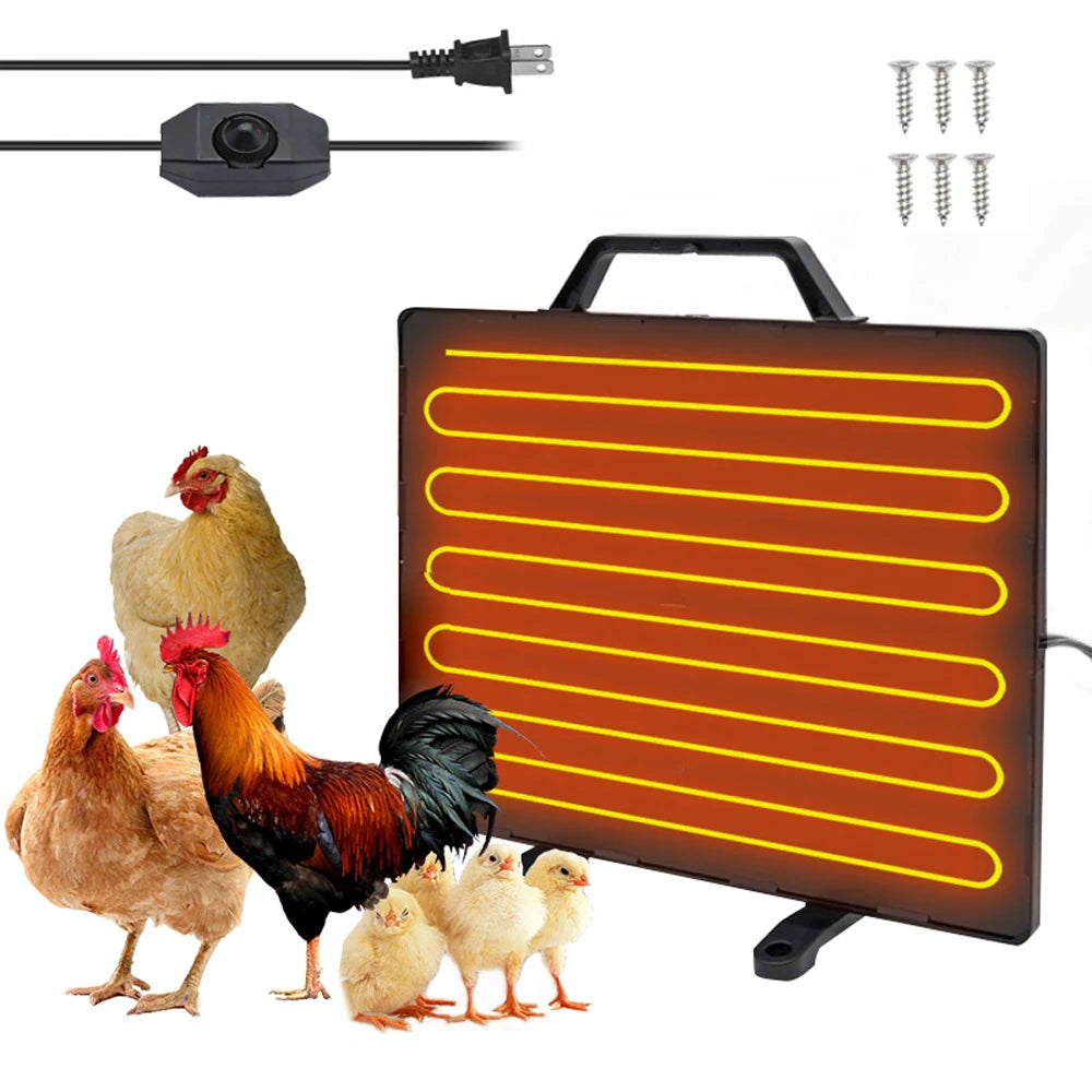 160W Poultry Heating Panel 0-99 Temperature Winter Farm Radiant Board