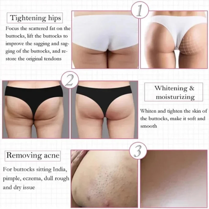 Butt Lift Firming Cream & Body Shaping Oil – All Skin Types