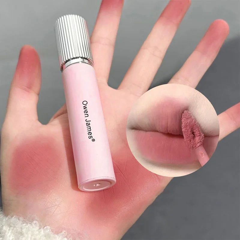 Korean Matte Mousse Lipstick | Velvet Long-Lasting Lip Color