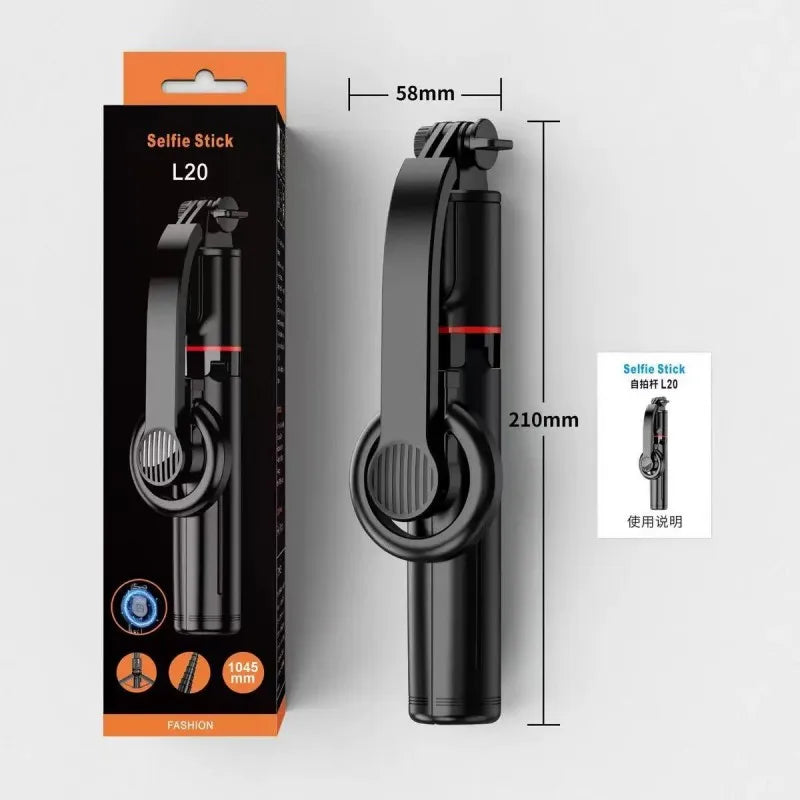 For Magsafe Tripod Magnetic Selfie Stick Portable Extendable Handle Tripod Monopod With Bluetooth Remote For iPhone 17 Android Peaceful Pleasures Health and Wellness