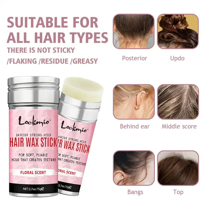 2026 Professional Women's Styling Wax Anti-Frizz Pomade Smoothing Back Hair Mud Messy Hair Control Rod for Natural Wigs Peaceful Pleasures Health and Wellness