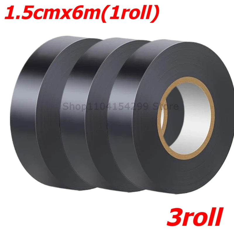 Black PVC Electrical Insulating Tape | Heat Resistant, 600V