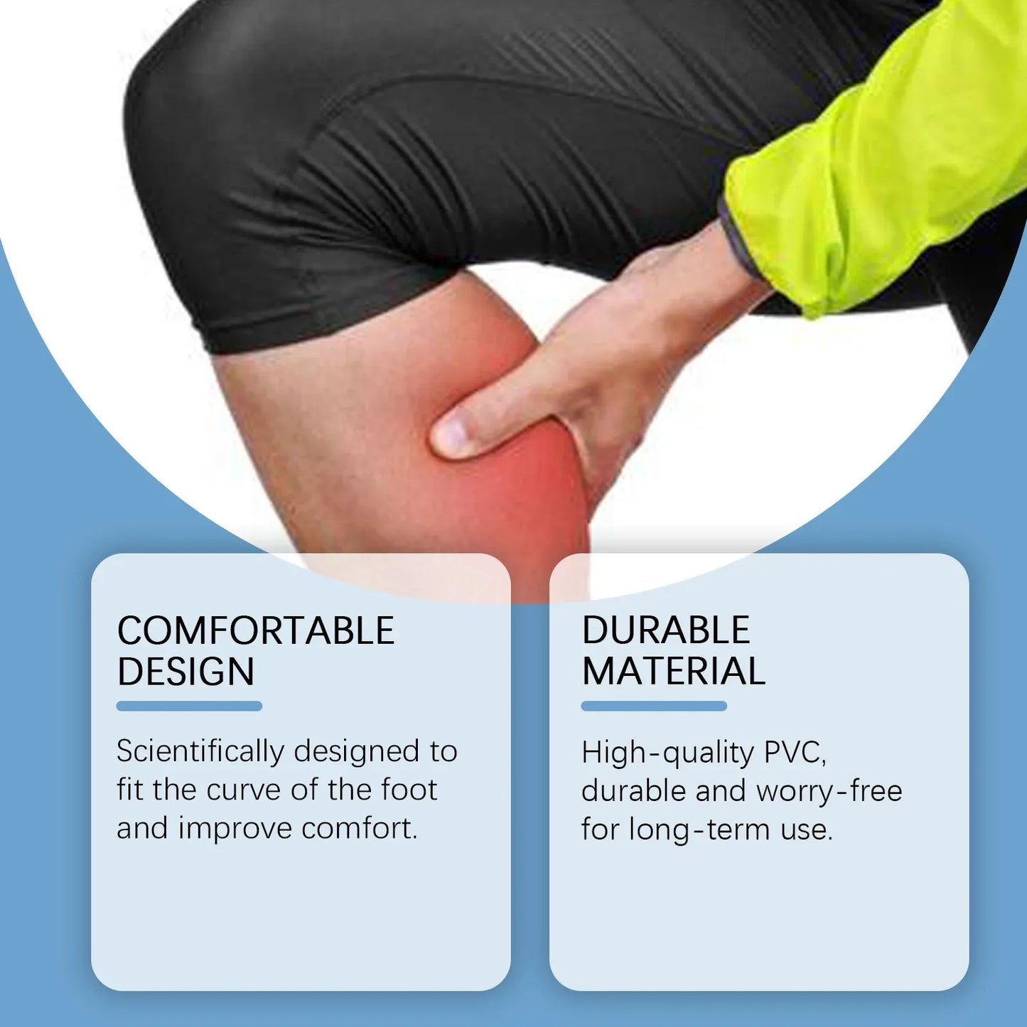 HOUKEA Acupressure Magnetic Insoles – Foot Pain & Fatigue Relief