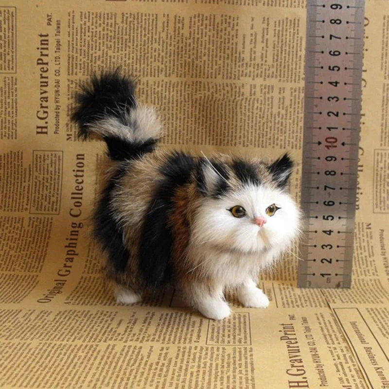 Realistic Cat Plush Toy | Soft Stuffed Kitten Gift for Kids