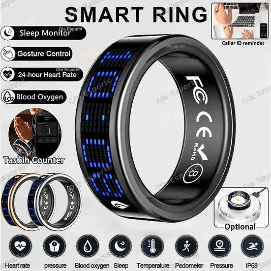 Ola Esporte Smart Ring | Heart Rate, SpO2 & Sleep Monitor Smart Health Ring Peaceful Pleasures Health and Wellness