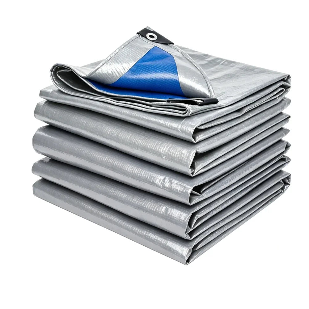 Heavy Duty Waterproof Tarp | UV Resistant PE Tarpaulin + Grommets