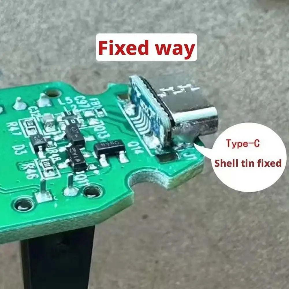 MicroUSB to USB-C Adapter Board – DIY Port Upgrade Module