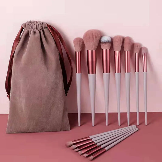 13Pcs Makeup Brush Set Make Up Concealer Brush Blush Powder Brush Eye Shadow Highlighter Foundation Brush Cosmetic Beauty Tools Peaceful Pleasures Health and Wellness