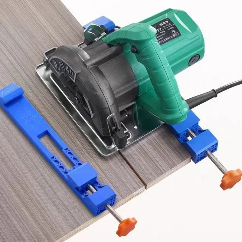 Adjustable Circular Saw Guide Rail & Milling Positioning Clamp