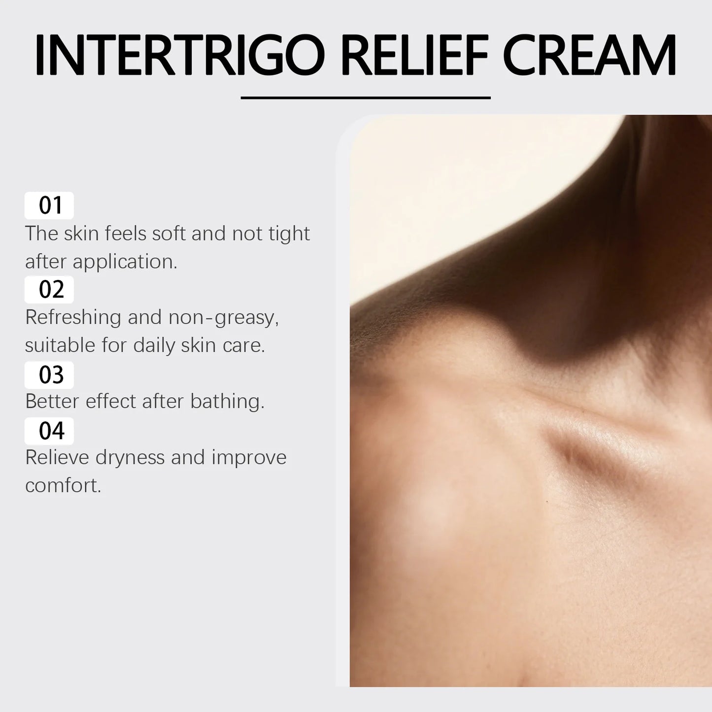 Intertrigo Relief Cream – Skin Barrier Repair & Deep Moisturizer