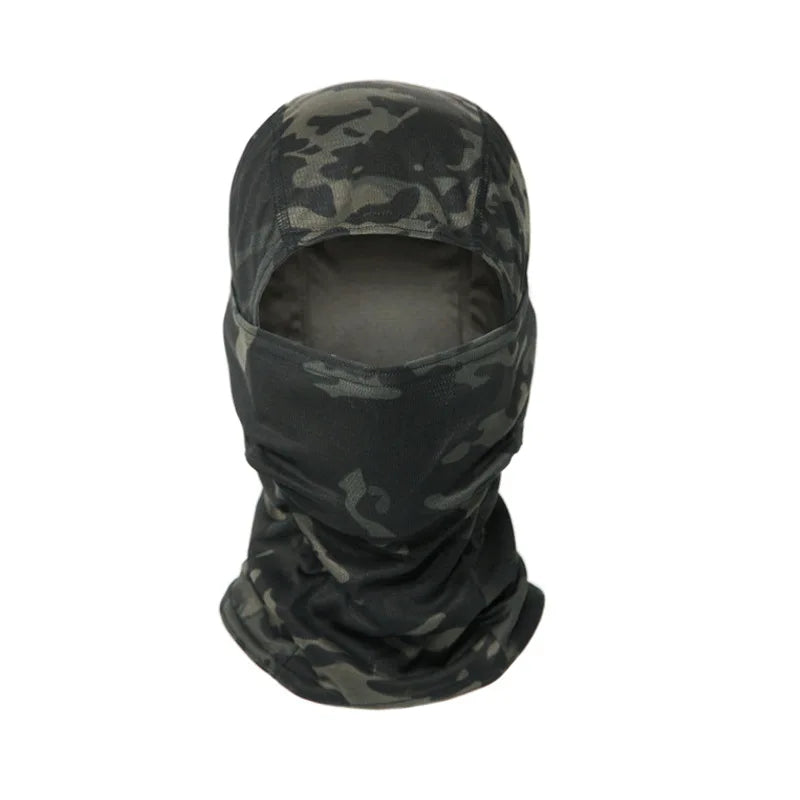 Sports Head Cover Outdoor Dust and Sun Protection Cycling Mask Balacrafa Cap Summer Tactical Camouflage Mask Peaceful Pleasures Health and Wellness American black