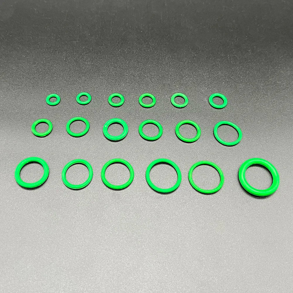 530Pcs Rubber O-Ring Gasket High Quality 18 Sizes Sealing Ring Kit For Car A/C System R134a Air Conditioning Gasket Washer Set Peaceful Pleasures Health and Wellness
