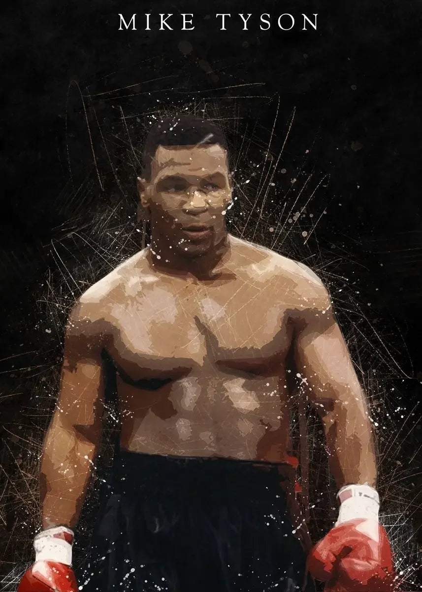 Modern Sports Aesthetics Wall Art Boxer Mike Tyson Manny Pacquiao HD Canvas Poster Prints Home Bedroom Living Room Decor Peaceful Pleasures Health and Wellness