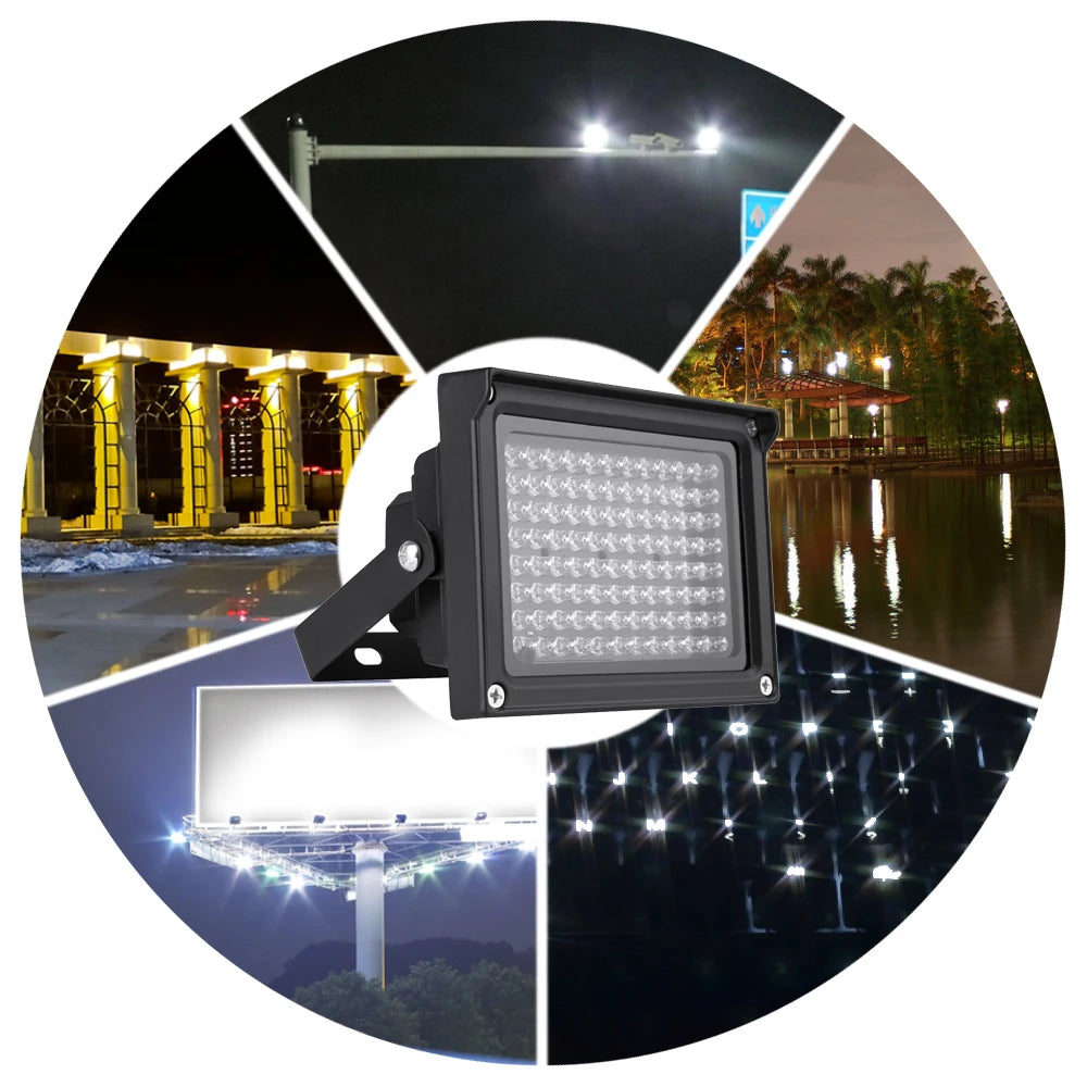 96 LEDS Night Vision Outdoor Waterproof Photography Lamp IR