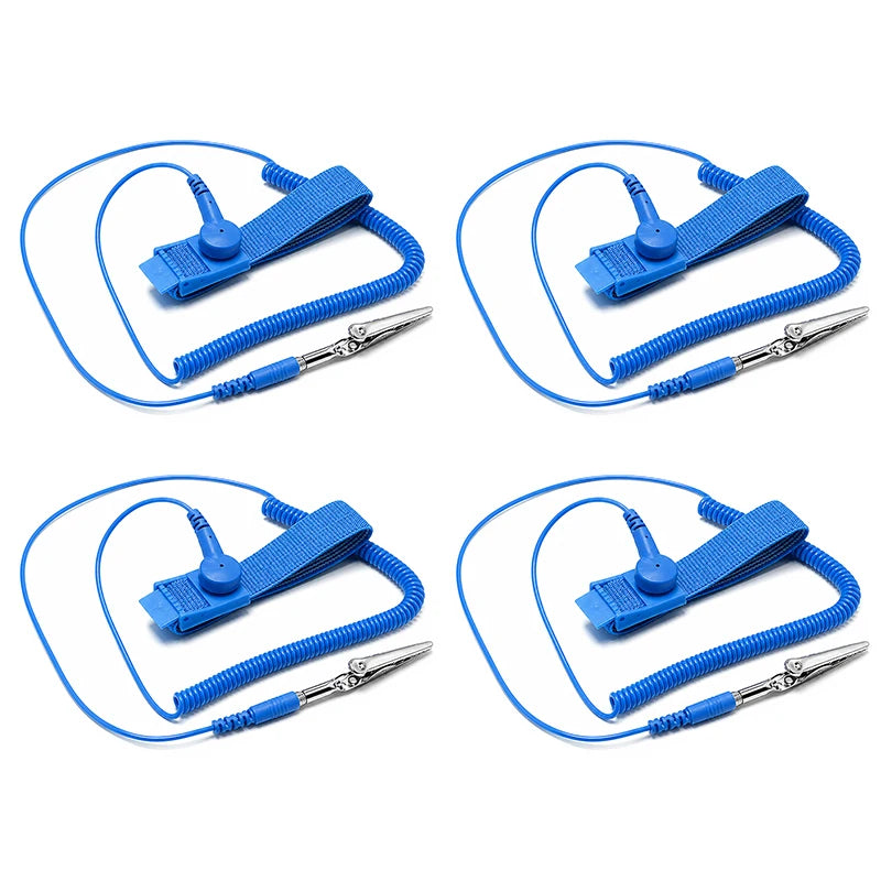 Anti-Static ESD Wrist Strap Grounding Band with Alligator Clip