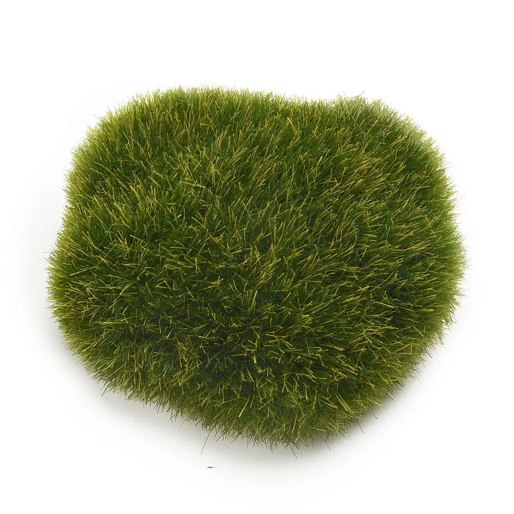 Ball Moss Stones Ornament Grass Home Plant Plastic Artificial