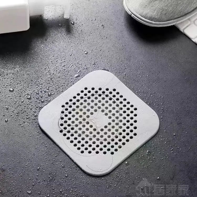 Silicone Sink Drain Strainer & Foldable Hair Catcher Filter Mat