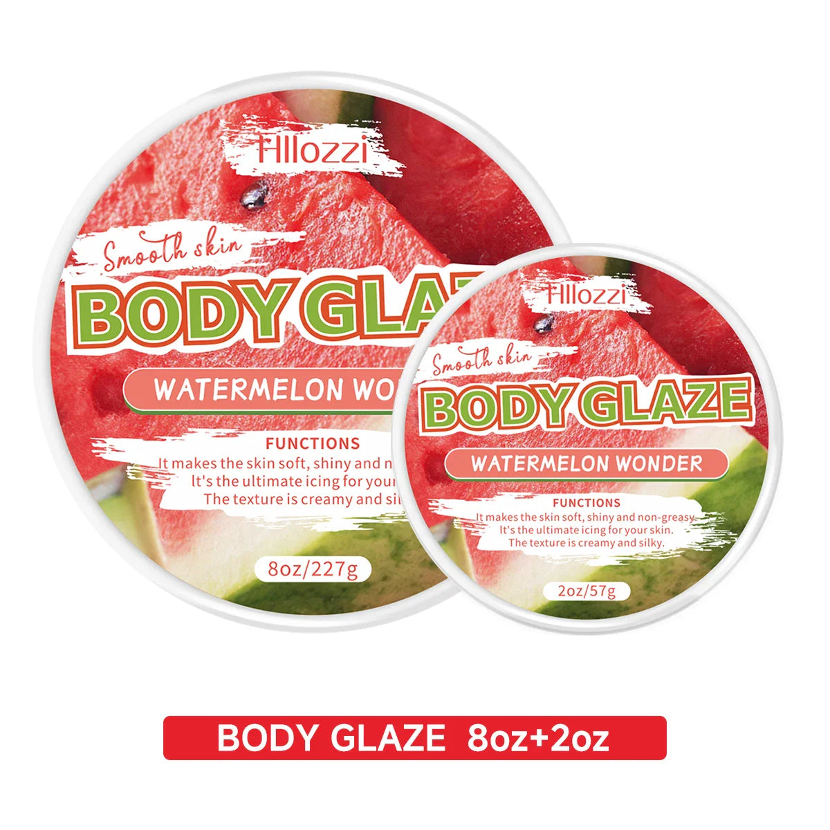 Watermelon Body Glaze – Moisturizing Brightening Cream 8oz
